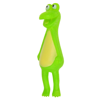 VETTA Игрушка для домашних животных, ПВХ, 23х6,5 см, лягушка