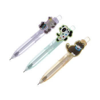 Ручка автоматическая гелевая синяя "Киттенс", 3 вида