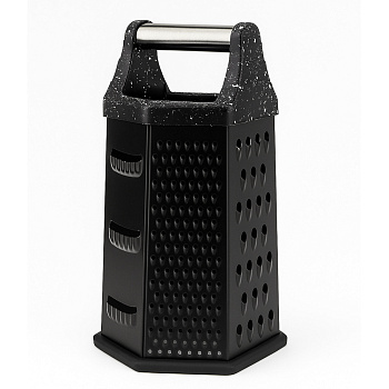 Терка 6-и сторонняя с антиналипающим покрытием тм SATOSHI 23см, нерж.сталь