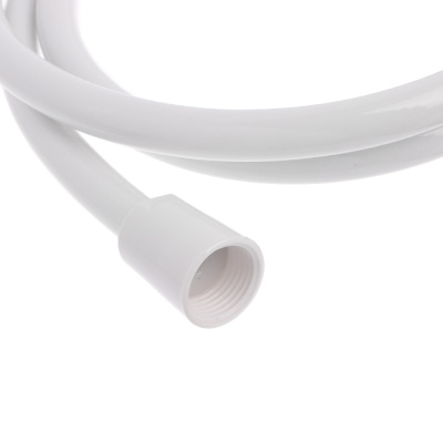 Шланг для душа, 150см, 1/2"(Имп)-1/2"(Имп), ПВХ, пластик, белый Шланг для душа, 150см, 1/2"(Имп)-1/2"(Имп), ПВХ, пластик, белый