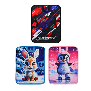 BY SPORT Ледянка мягкая, вспененная, 60х45см, оксфорд 600D, PVC, ППЭ, МИКС