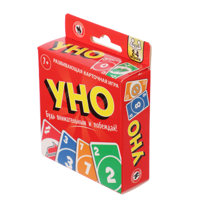 Уно классическое с европодвесом, 52 карточки