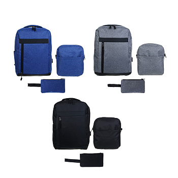 ClipStudio Рюкзак универсальный 3 в 1, 39x11x40см, 1 отделение на молнии, передний карман, ПЭ, 3 цв.