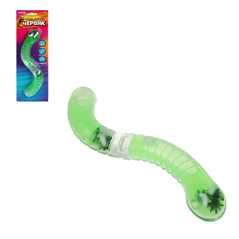 ИГРОЛЕНД Игрушка антистресс «Червяк», TPR, 32,5х10 см, 4 вида