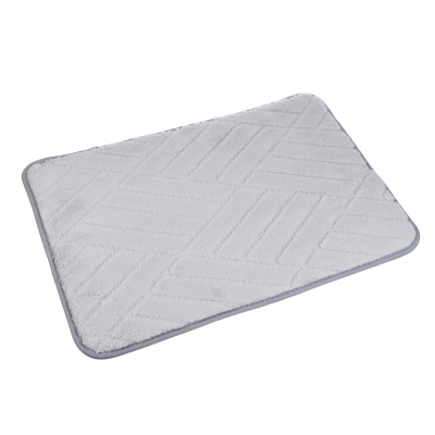 Коврик для ванной тм VETTA Брикс, вельвет, 40x60 см, 2 цвета