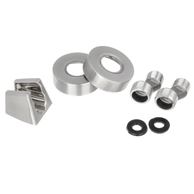 СоюзКран Смеситель для ванны с душем, прямой излив 35см, кер. картридж 40мм, нерж. сталь, SS08-P118