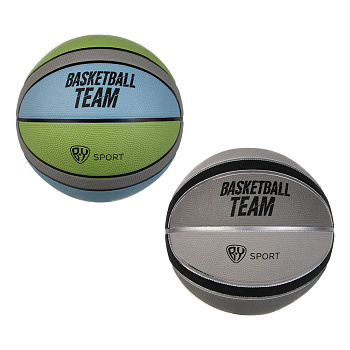Мяч баскетбольный, тм BY SPORT, размер 7, 24см, резина, 600г (+-10%), 2 дизайна