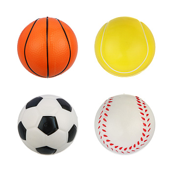 ИГРОЛЕНД Мяч "Спорт", EVA, 7,6см, 4 дизайна