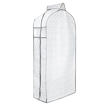 VETTA Чехол для одежды, с прозрачным окном, 60х30х120см, Валери, молния, полипропилен