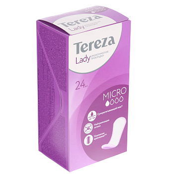 Прокладки урологические TerezaLady Micro, 24шт