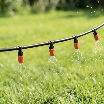 INBLOOM Система распыления туман (шланг-10м, распылитель 10шт., коннектор 1шт., штуцер 1шт.), ПВХ