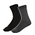 Набор носков 4 пары, GALANTE, р. 25, 70% хлопок, 29% полиамид, 1% эластан, черные