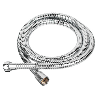 RAIN Шланг для душа раздвижной 150-200см, 1/2"(Имп)-1/2"(Имп), сталь, латунь, EPDM, антитвист, хром