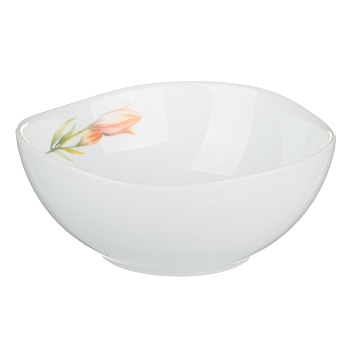 MILLIMI Лилия Салатник, опаловое стекло, 250мл, 11.4х4.8см, треугольная форма