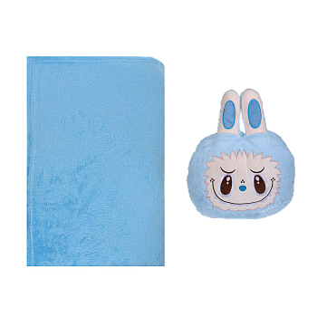 МЕШОК ПОДАРКОВ Игрушка мягкая "Ла Монстрик" с пледом, 110х160 см, полиэстер, микс цветов