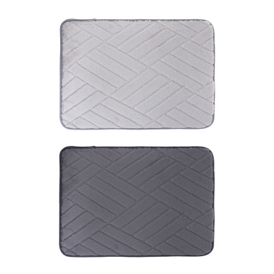 Коврик для ванной тм VETTA Брикс, вельвет, 40x60 см, 2 цвета