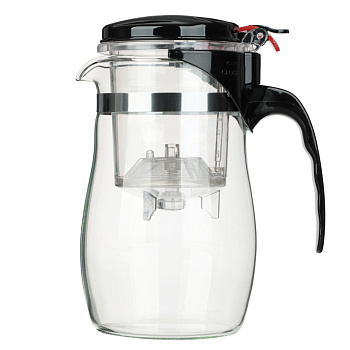 Чайник заварочный с кнопкой тм VETTA 750 мл, стекло