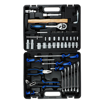 РОКОТ Набор автомобильных инструментов, 66 предметов, 1/4"+1/2"