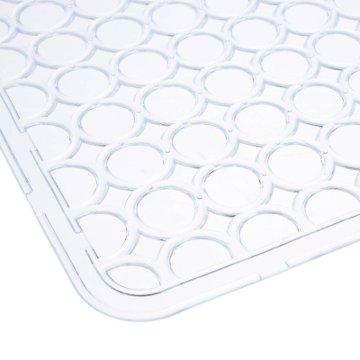 Коврик в раковину противоскользящий тм VETTA Кругляш, 27,5х27,5см, ПВХ, 4 цвета