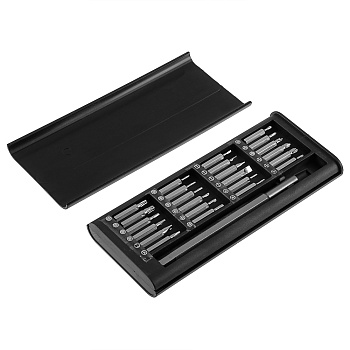 ЕРМАК Набор для точных работ 25в1: отвертка + биты 24шт (фосфоритовые,25мм), кейс пластик