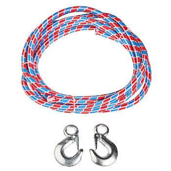 ЕРМАК / NG Трос буксировочный (авиационный капрон) 5т, в пакете с 2 крюками, 5 м.