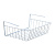 VETTA Корзина подвесная на полку, 35х26х13,5см, металл, белый цвет