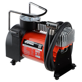 ЕРМАК Компрессор автомобильный, штекер прикур, в сумке, 12V, 140W, 45 л/мин, металл