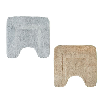 Коврик для туалета тм VETTA Ардеа, 50х50 см, микрофибра, 2 цвета