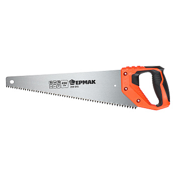 ЕРМАК Ножовка по дереву "Быстрый рез 2D" 450мм