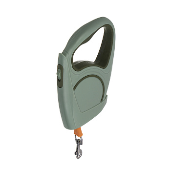 Рулетка для животных тм VETTA, пластик, нейлон, хаки, 3м