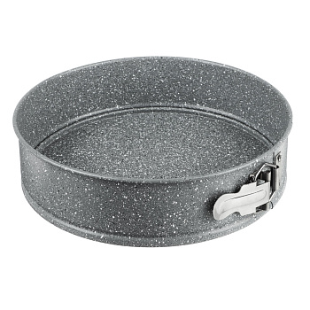 SATOSHI Буко Форма для выпечки круглая разъемная, угл.сталь, 24х6,5см, антиприг. покрытие "Мрамор"