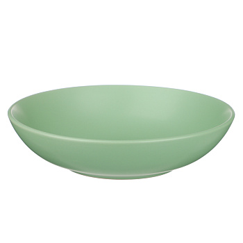 Тарелка для супа/салатник 20см, тм MILLIMI мятный, керамика