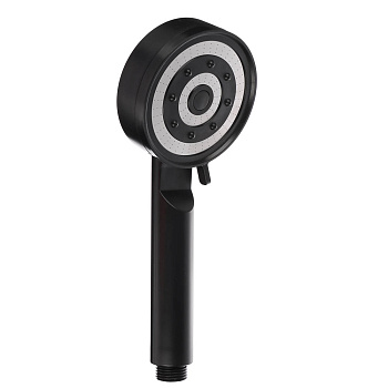 Лейка для душа, 5 режимов, 90мм, черный