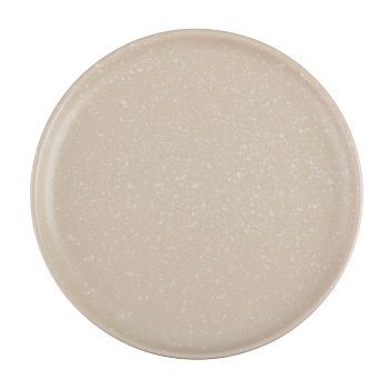 MILLIMI Тарелка десертная 20х2см, керамика, бежевый