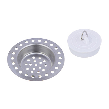 Набор для раковины решетка и пробка тм VETTA, 6см, нерж.сталь, CBV4141