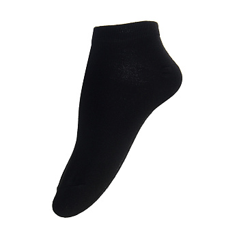 GALANTE Набор носков 5 пар, укороченные, р. 23-25, 85% хлопок, 10% полиамид, 5% спандекс, черный