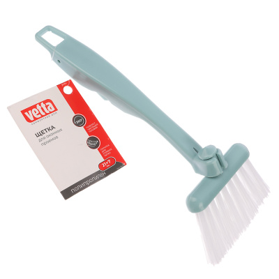 Щетка для чистки оконных проемов тм VETTA, поворот 360 гр., 21х7см, пластик