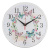 Часы настенные круг d=25см, основание белое "Венок из бабочек", арт.2524-141 Часы настенные круг d=25см, основание белое "Венок из бабочек", арт.2524-141