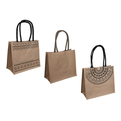 Сумка пляжная на плечо с длинными ручками, на кнопке, тм ЮL, 34x30x17 см, хлопок, лен, 3 вида