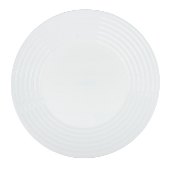 MILLIMI Бароло Тарелка обеденная 24см белая опаловое стекло