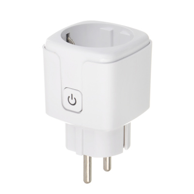 Сетевая розетка Smart BY, Tuya, Алиса Wi-Fi, 10 А, 110-240 В, 50/60 Гц, белый