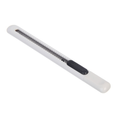 Набор ручка шариковая синяя 0,7мм, нож канцелярский с лезвием 9мм, ОПП пакет