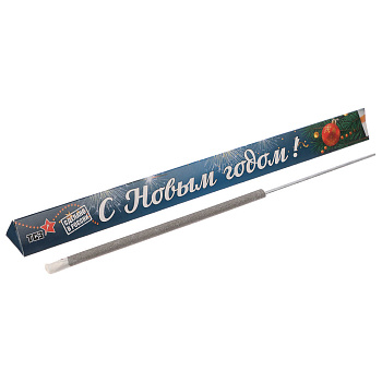 Свеча бенгальская 300 прямоугольная/треугольная "Новогодняя"