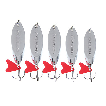 Блесна колеблющаяся тм AZOR FISHING, тип Кастмастер, цвет серебро, 7,10,14,18,21,25гр, 6 видов