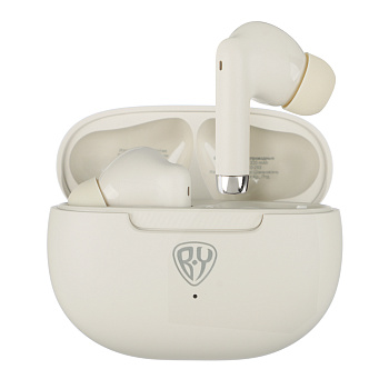 Наушники беспроводные TWS BY Voxta, внутриканальные, 35/320 мАч, BT5.4, бежевый