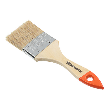 ЕРМАК Кисть малярная плоская "Стандарт" нат. щетина 2,5" (63мм)