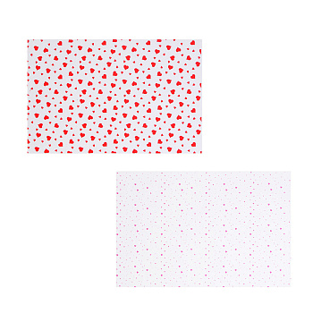 Пленка для упаковки подарков и цветов тм LADECOR, 70х100 см, 30 мкм, 2 дизайна