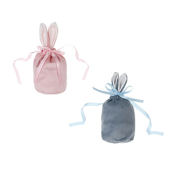 Мешок подарочный, 14x20 см, полиэстер, 2 цвета