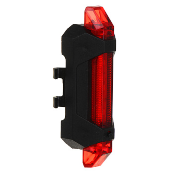 Фонарь велосипедный задний, тм BY SPORT, 4 режима, 5LED, USB 3.7V