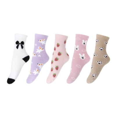 GALANTE Носки женские, р-р 23-25, 93% полиамид, 4% полиэстер, 3% спандекс, разноцветные, НС22-26